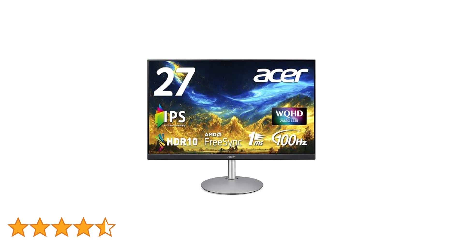 Amazon.co.jp: Acer モニター 27インチ IPS 非光沢 WQHD 100Hz